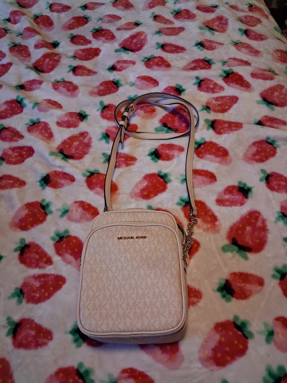 Michael Kors Ballet pink Signature Crossbody Bag